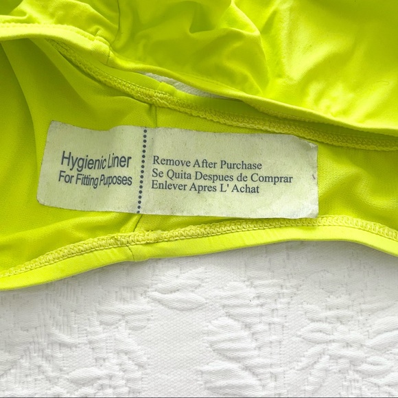 NWOT Lulus Float Along Lime Green Side-Loop Bikini Top & Bottoms Set Small - Picture 15 of 16